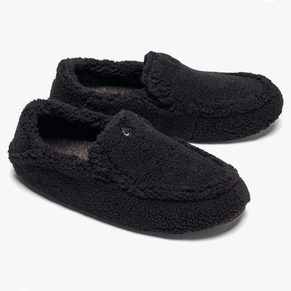 OLUKAI Nohea Heu Women's Slipper Soft Sherpa Fleece